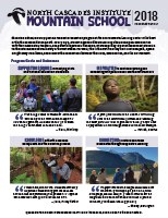 2018 Mountain School Report